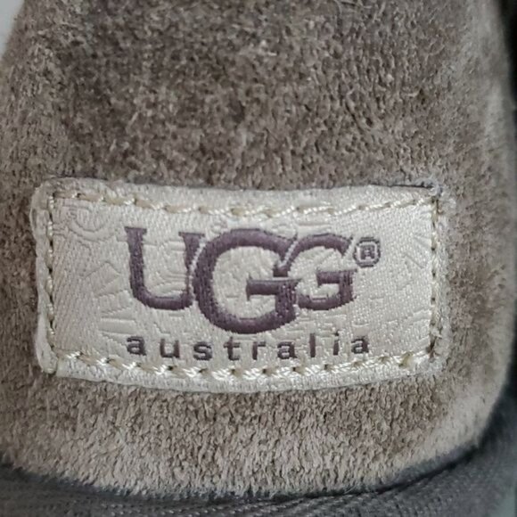 UGG Australia Bailey Bow II Boots Suede Leather Gray Winter Women's WOMAN'S 6 - Picture 13 of 16